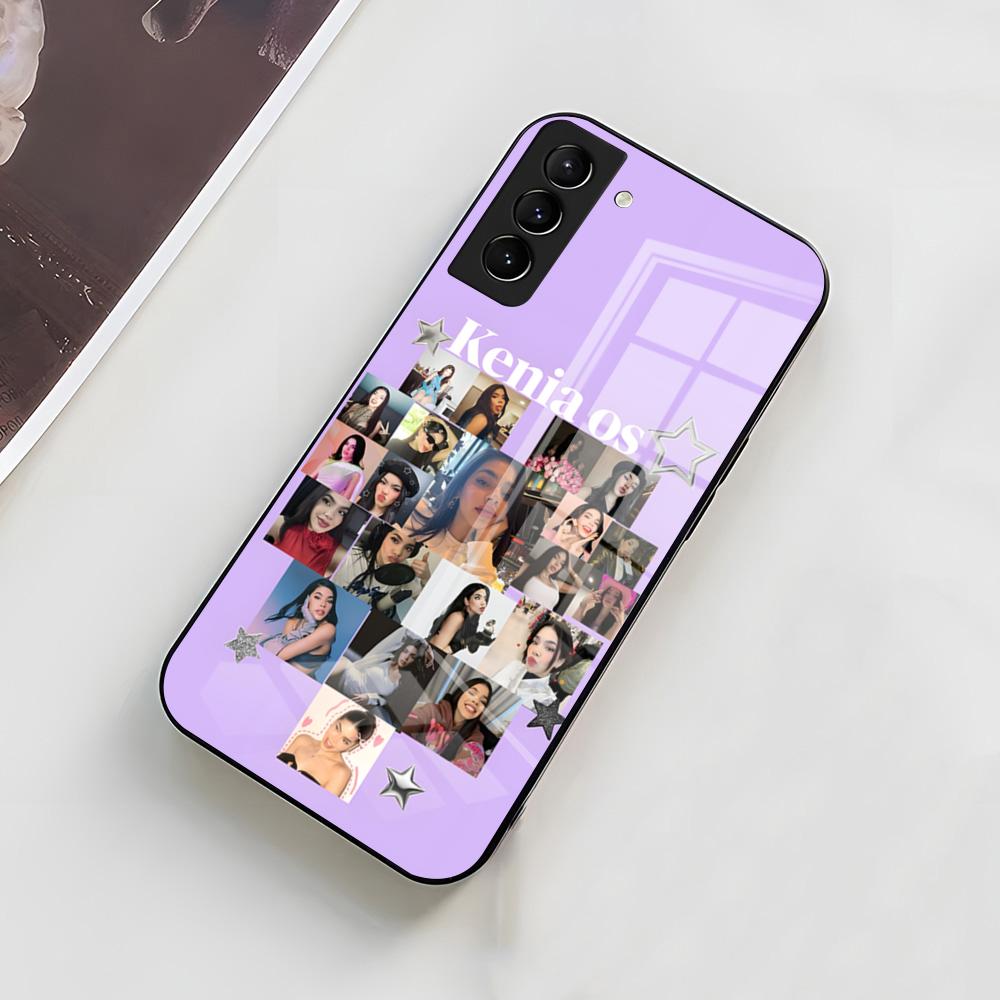 K-Kenia O-Os Чехол для телефона Samsung A56 A36 A26 A16 A15 A25 A35 A55 A14 A34 A24 A54 Стеклянный чехол