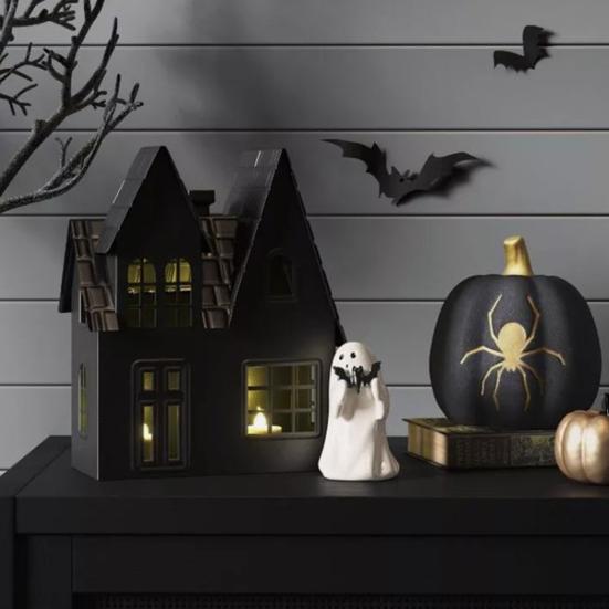 Привидение Орнамент Жуткий Средний Палец Привидение Украшение Хэллоуин Статуэтка Ужас Праздничная Атмосфера Фигурка