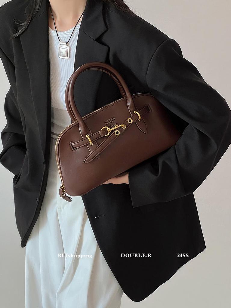 Miu Aventure Ретро кожаный портфель и сумка