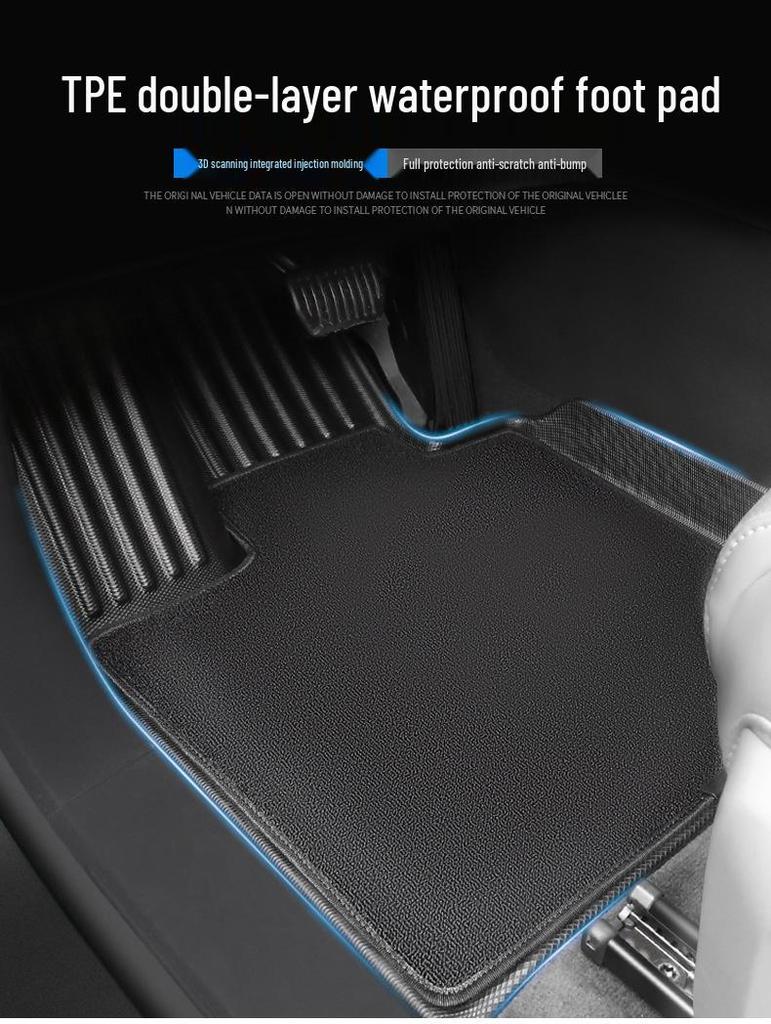 TPE Foot Pads for BYD Models: Qin, E5, Han EV, Tang Gen 2, Song PLUS/PRO, Song MAX, Seagull, Seal