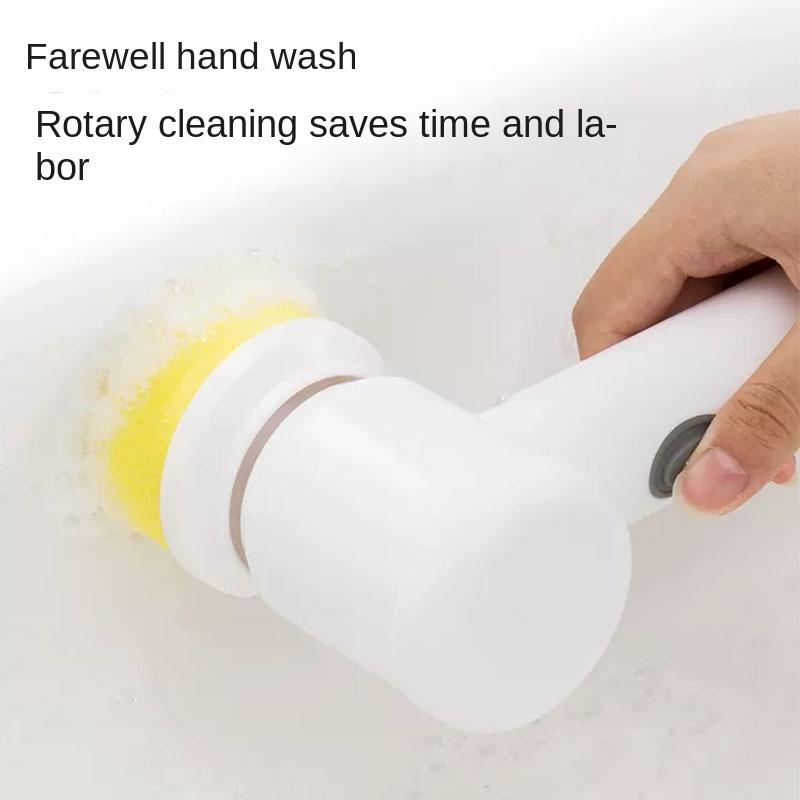 Multi-functional Electric Cleaning Brush for Kitchen and Bathroom - Wireless Handheld Power Scrubber for Dishes, Pots, and Pans AVE