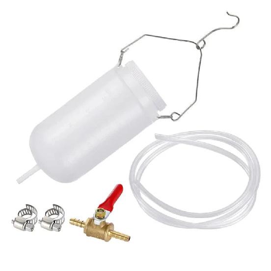 High Quality Motorcycle 4 Litre Auxiliary Fuel Tank Carb Gas Tanks With Hose Clips Balancing Tool Replacement Accessories