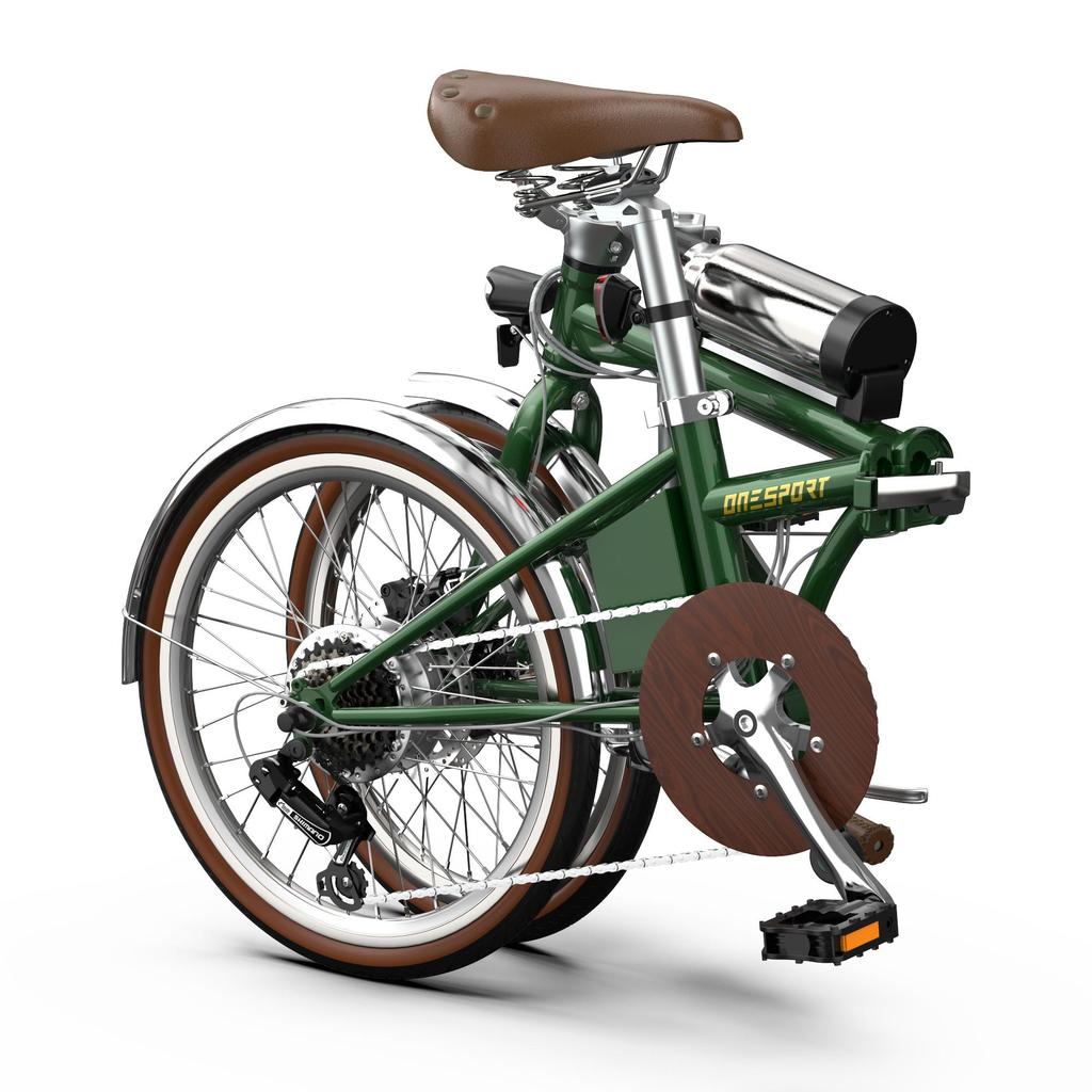 ONESPORT OT02 PRO Urban electric bicycle 250W motor 20*1.35 inch tires 36V 5.2Ah power supply maximum load capacity 80 kg.