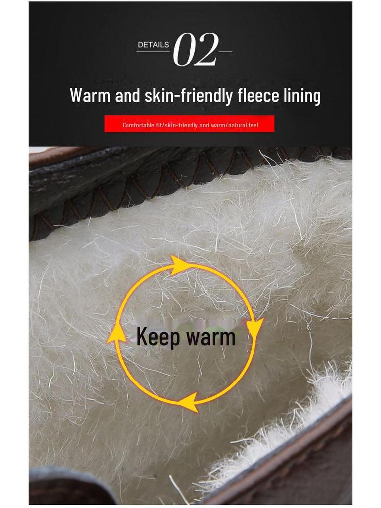 Новые мужские ботинки Martin из натуральной кожи с шерстяной подкладкой — деловые повседневные зимние высокие ботинки для снегоступов.