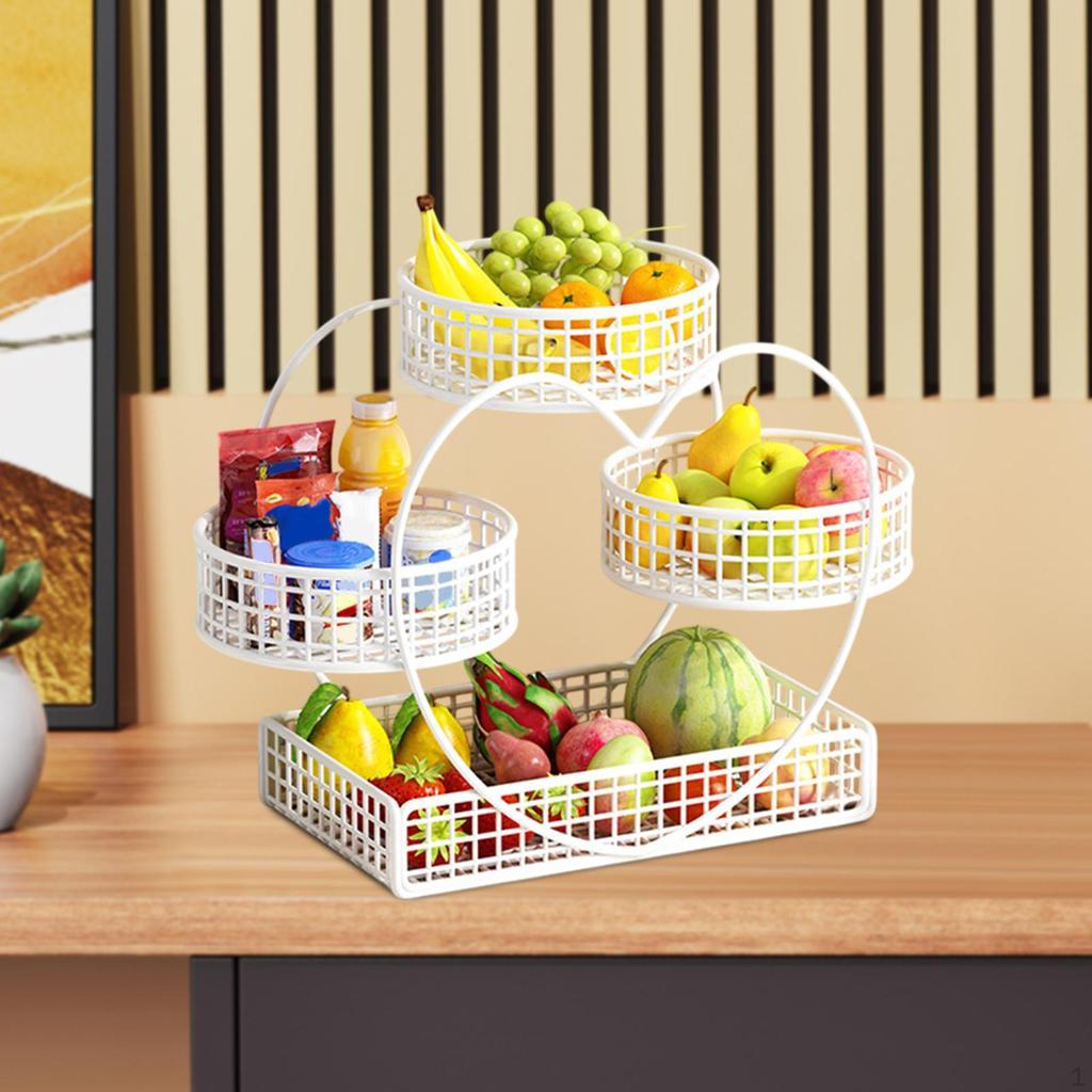Корзина для фруктов, подставка для овощей и хлеба, держатель для мисок, столешница для лука