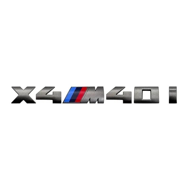 7.3cm for M logo letter sticker trunk badge For BMW X3 M40D 40I X4 M40D X5 M50D 50I X6 M50D 50I X7 M50D 50I Accessories ut2