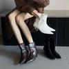 2025 Autumn and Winter New Pointed Heel European and American Fashion Versatile Short Boots