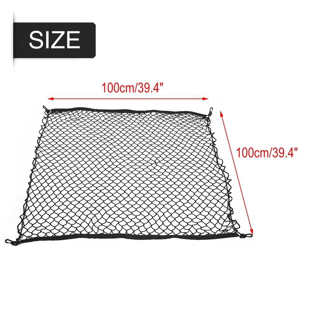 100*100cm Car Rear Trunk Luggage Cargo Elastic Net Organizer Mesh Holder Universal