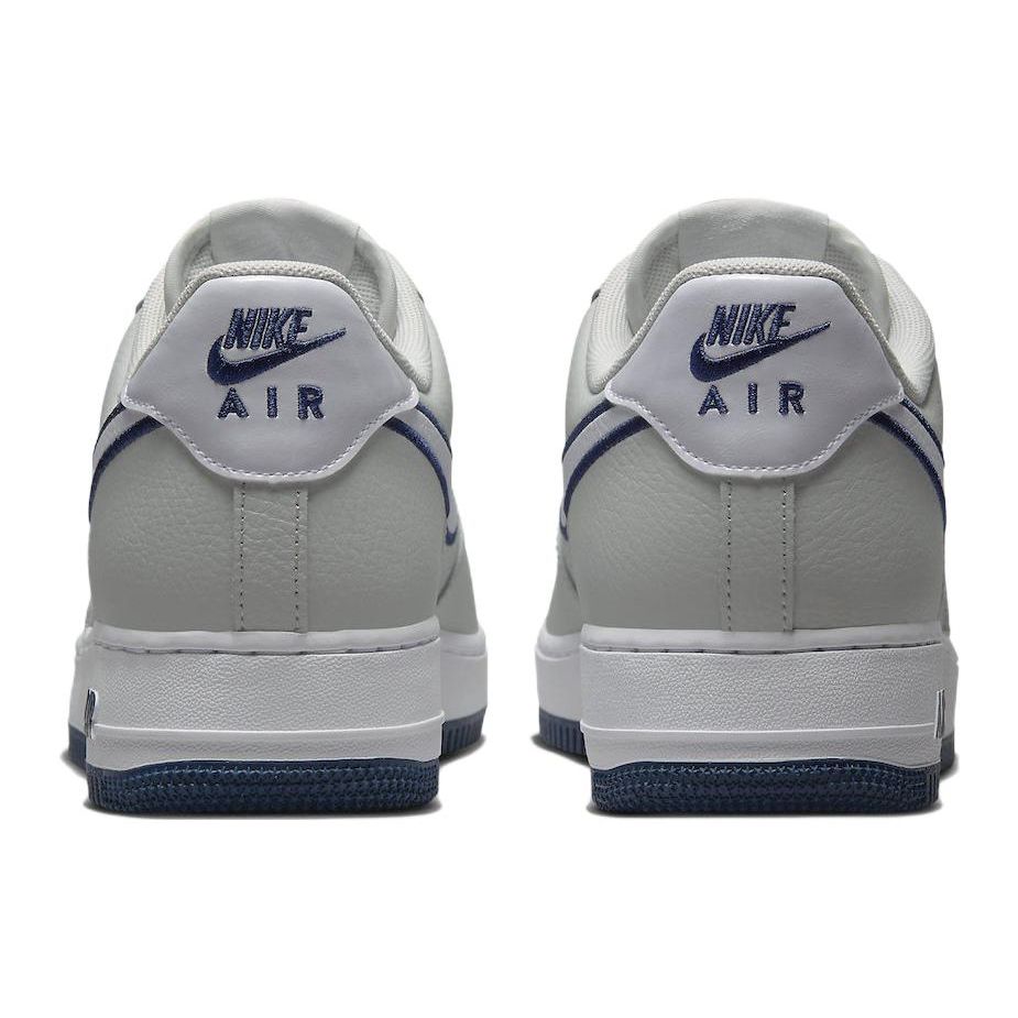 Nike Air Force 1 07 с вышивкой-галочкой - Photon Dust Navy Мужские кроссовки серо-темно-темно-белые FJ4211-002