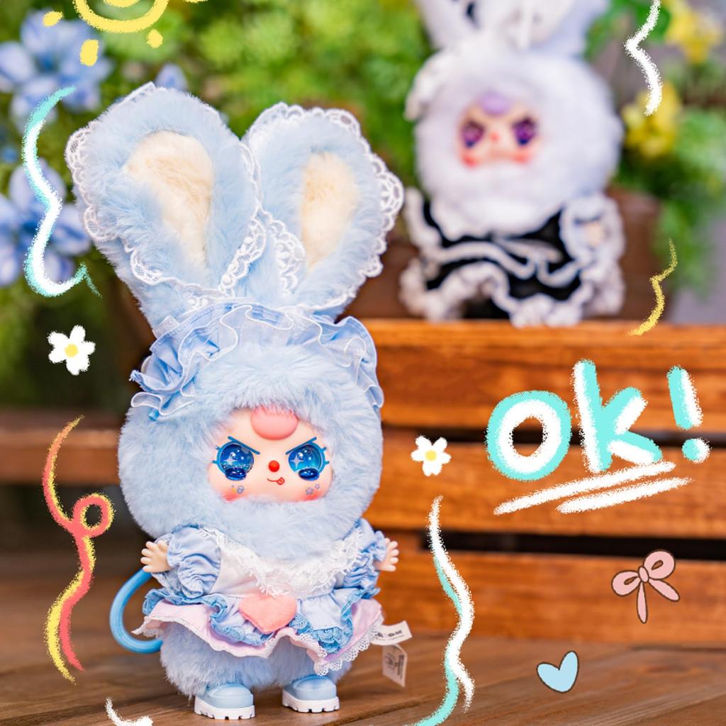 TOP TOY x Baby Three Серия «Мечта Лолиты» Плюшевый Кулон [1 шт.] Гачапон Фигурка-сюрприз Пластиковая Модель Премиум Игрушка Мягкий Винил Подарок на День Рождения