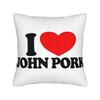 Декоративные наволочки John Pork Is Calling Смешной мем Мерч Спальня Наволочка для декоративной подушки Квадратная Разные размеры