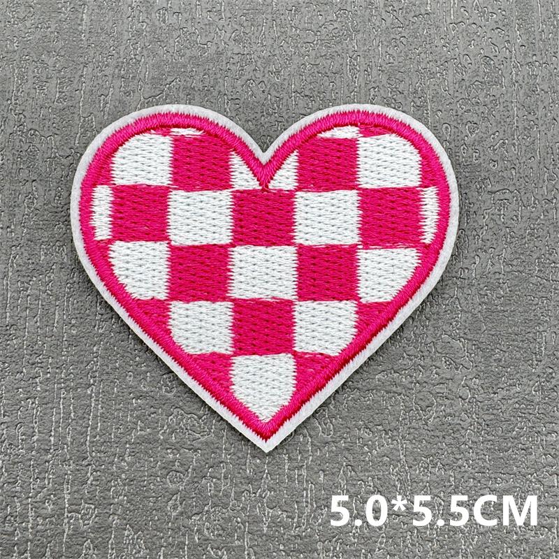 Милые мультяшные маленькие вышитые нашивки для одежды Candycherry Наклейки-нашивки на одежду, приклеиваемые утюгом, Термонаклейки, Значки