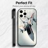 Чехол для телефона F-Fighter JetS SU-57 F-22 Для iPhone17,16,15,14,13,12 Plus,Max Мягкий Силиконовый Черный Чехол