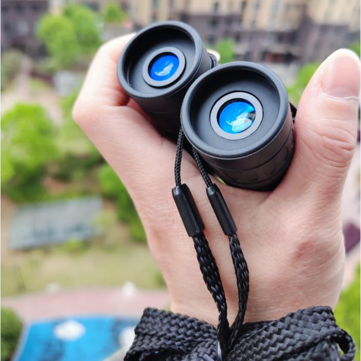 9000x25 HD Zoom Portable Powerful Binoculars Long Range BAK4 Telescope Jumelles Folding BAK4 Binoculars for Hunting Camping