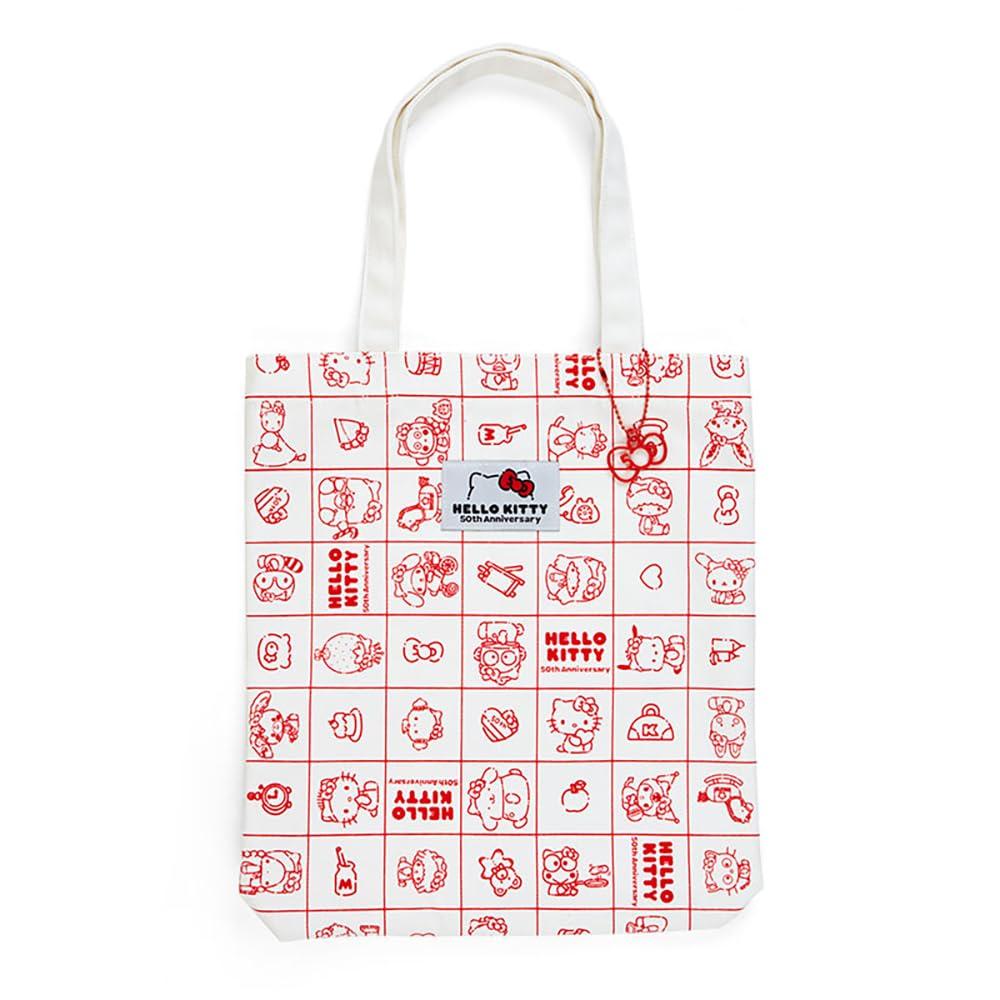 Sanrio HELLO Sanrio Characters Тоут 37 x 32 x 5 129640 (САНРИО) Каждый! Сумка, Маленькая, Сумка без крышки, см, Полиэстер/Хлопок/Сталь,