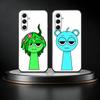Чехол для телефона S-Sprunki Beat Characters для Samsung Galaxy A73, A21s, A22, A31, A52, A53, A71, A41 Мягкий черный корпус