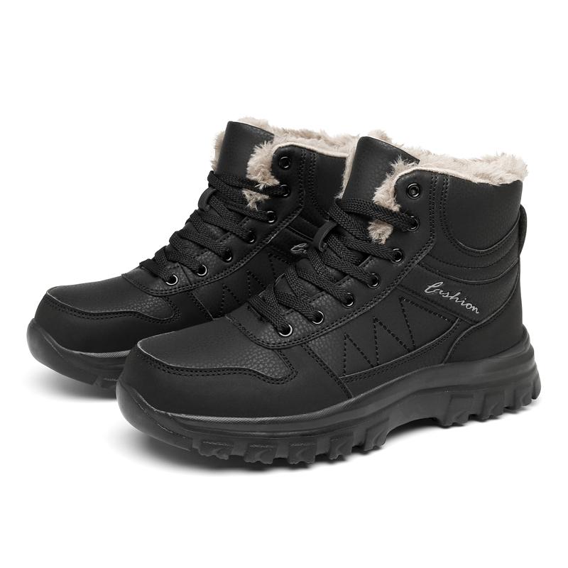 Обувь Мужские ботинки Мужские зимние уличные женские уличные ботинки Мужские зимние походные ботинки Ботильоны Водонепроницаемая мужская обувь Рабочая обувь Обувь