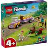 Игрушка LEGO Friends Прицеп для пони и лошади, подарок, строительные блоки, для мальчиков и девочек, 4, 5 и 6 лет, животные, машина, миниатюрная машина, 42634