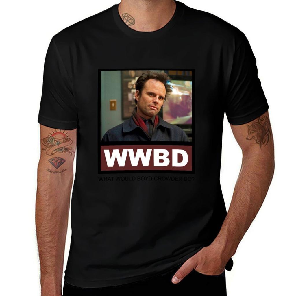 What Would Boyd Crowder Do Wwbd Justified Tshirt Plus Size Gym Sports Tshirt