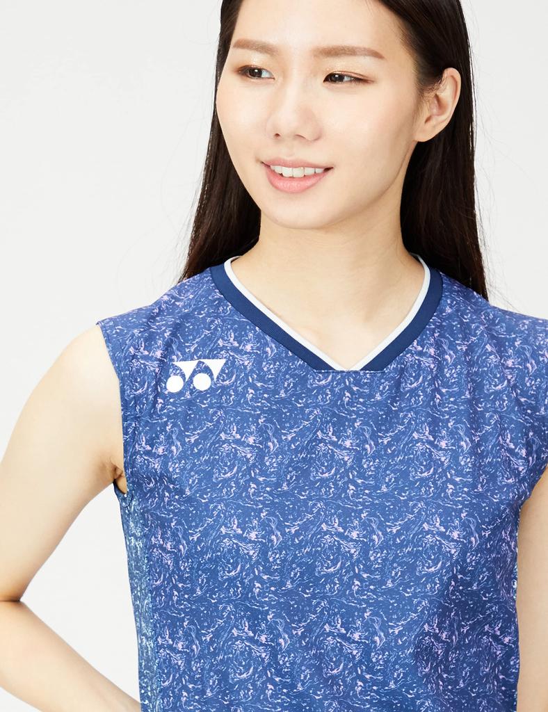Sleeveless Shirt Game Shirt Purple M [YONEX] (Sleeveless) Women's Navy/Blue (235)