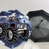 1pc Monster Truck Camouflage Pattern Umbrella with Plastic Handle,Suitable for All Seasons Home Travel Outdoor UmbrellaDD633