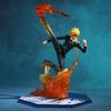 Фигурка One Piece Санджи с пинающимся ногой модель игрушка кукла украшение Зоро Луффи Стиль трех мечей фигурка со спецэффектом коллекционная