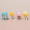 Miku & Friends Set: 4 Gashapon Figures of Miku, Luka & Kagamine Twins by TOMY