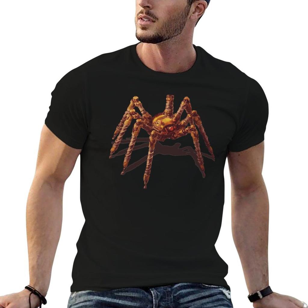 Factorio Spidertron TShirt Water Resistant Casual TShirt