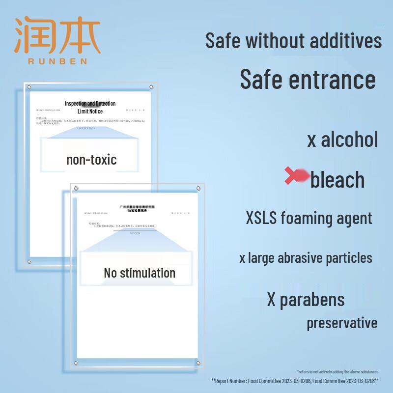 Детская зубная паста Runben с фтором