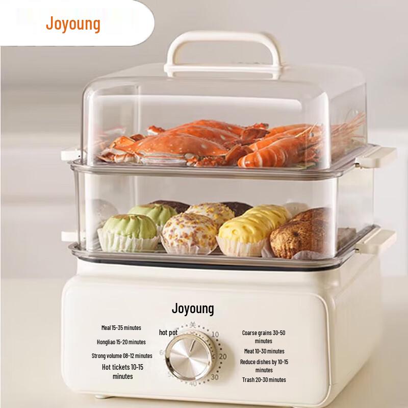Joyoung GZ605 10л Многоуровневая электрическая пароварка для еды Вилка CN (адаптер в комплекте)