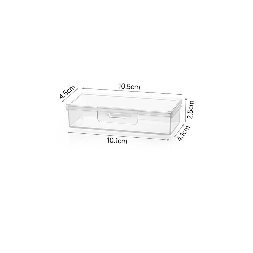 Multi-purpose Transparent Storage Box with Lid Small Thing Container for Storing Jewelry