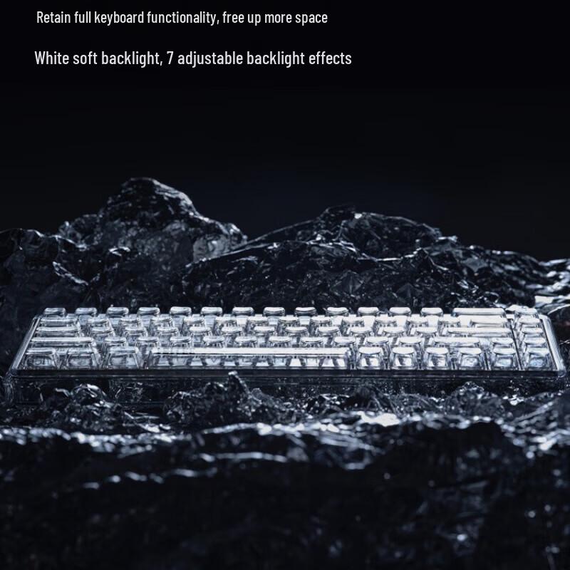 LOFREE 1% Transparent Wireless Bluetooth Mechanical Keyboard