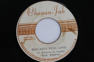 7-дюймовая пластинка KEN BOOTHE - Who Gets Your Love none Chanan-Jah Ямайский регги, ска и даб Б/У