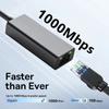 USB Type C Ethernet Adapter 1000Mbps USB 3.0 RJ45 Network Card For MacBook PC Windows XP 7 8 10 Android USB Lan Internet Cable
