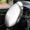 Custom Car Steering Wheel Sun Shade - Summer Heat Protection with Aluminum Foil Insulation
