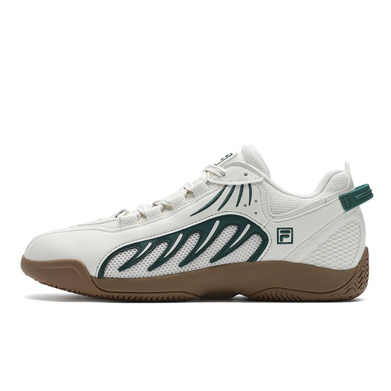 Men's Sneakers FILA ADE2025 Breathable And Lightweight Low top Casual Shoes Men's White Green