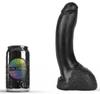 Elo Dark Crystal Dildo 16 X 5cm - Dark Crystal - Black Dildos