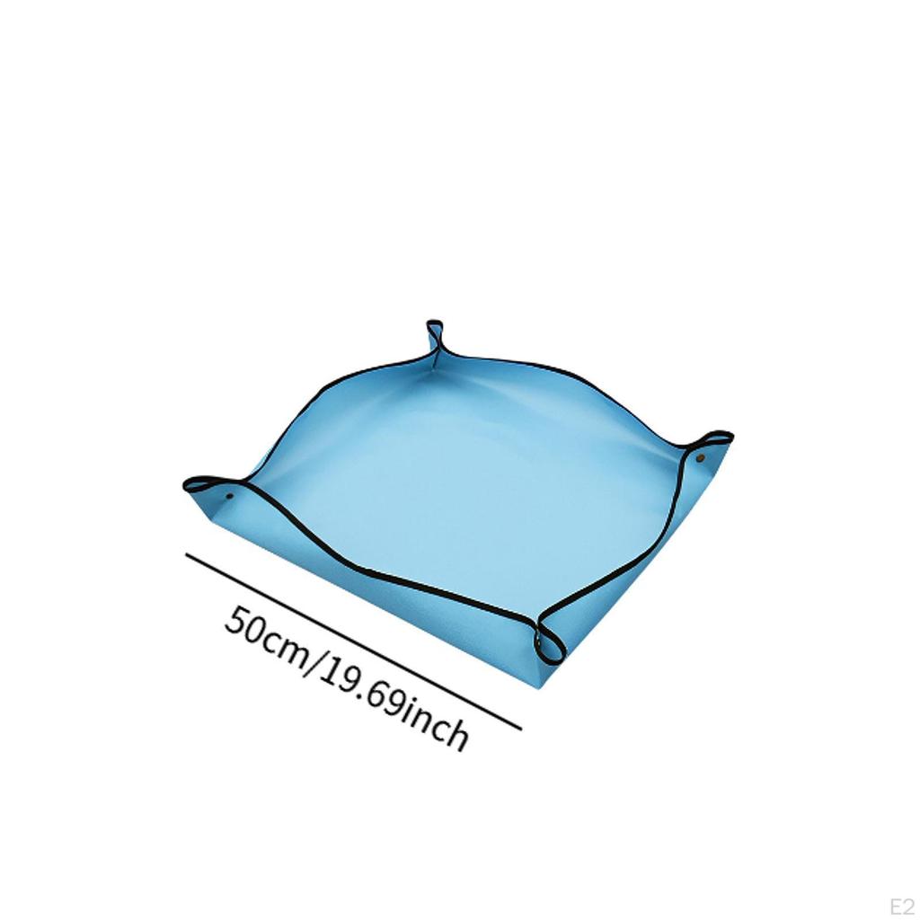 Mat for Repotting, Foldable Design with Mess Control Features