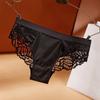 Sexy Lace Underwear Women Low Waist Girl Briefs Three-dimensional Stripes Panties