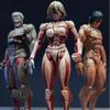 В наличии Атака Титанов Amazing Yamaguchi Revoltech Nr068 Женская Титан Энни Леонхарт Фигурка Gk Коллекционная Модель Игрушка Подарок