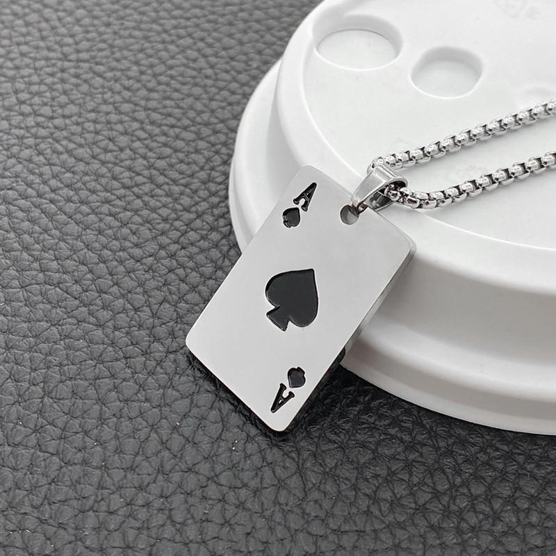 Подвеска унисекс туз Пик/туз Черви