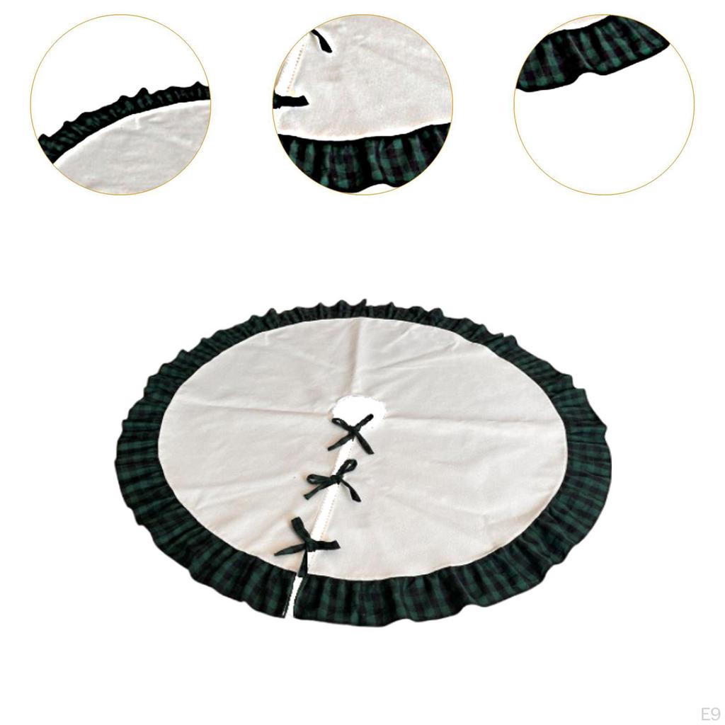 Рождественские украшения для юбки, ковер для домашних праздников