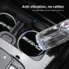 AAVP1 2Pcs Car Emblem Coaster Water Cup Pad Color Anti-Slip Mat For Mercedes Benz AMG GLC W203 W206 W220 W205 W211 W212 W201 W210 W108