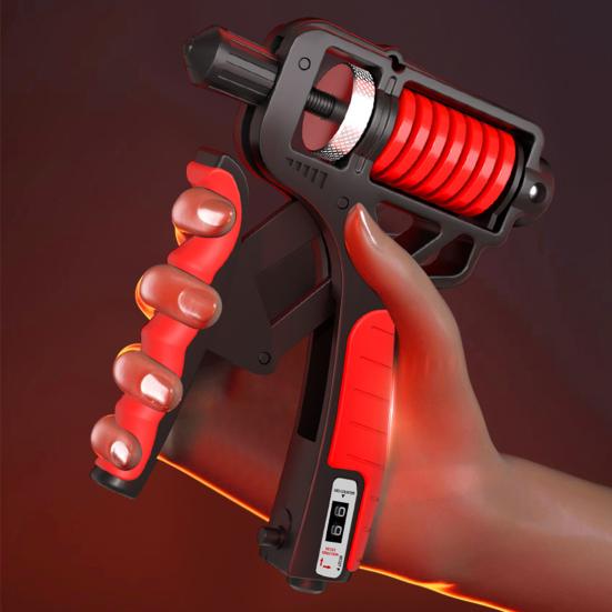 Grip Strength Trainer Adjustable Distance/Resistance Ergonomic Non-Slip Rubber Hand Gripper Hand Grip Forearm Strengthener with Counter