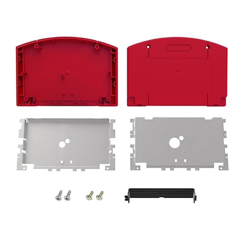 Корпус картриджа Защитная крышка Чехол для N64 с набором винтов Защитная оболочка для картриджа игровой консоли