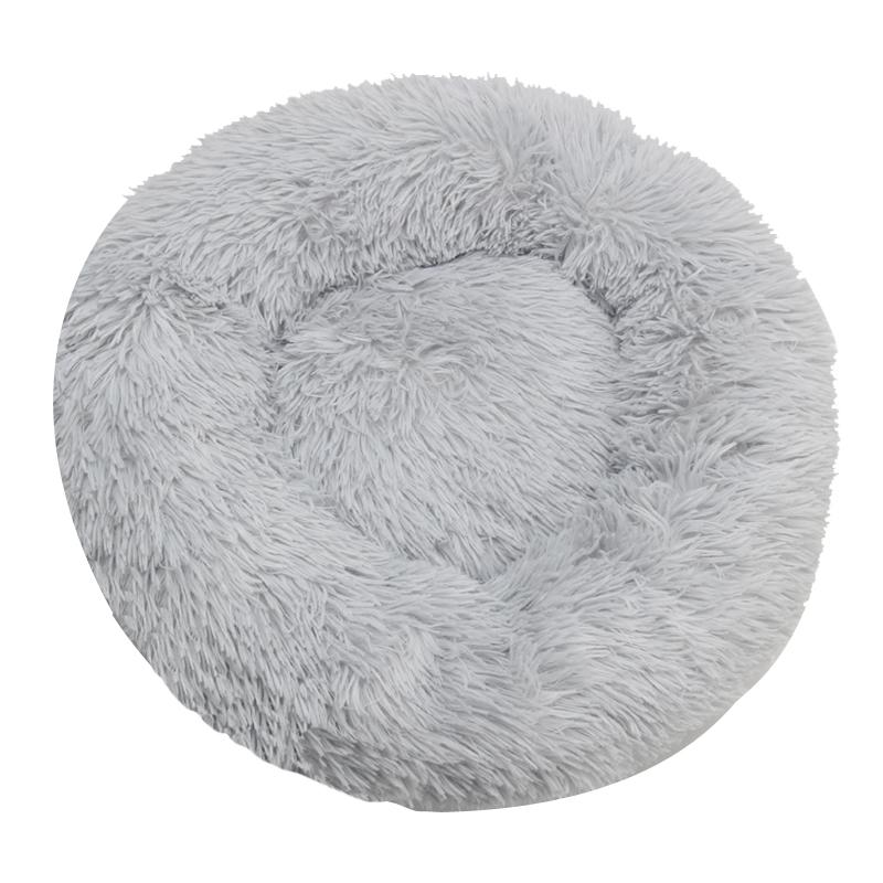 40-90cm Fluffy Dog Bed For Large Round Dog Bed Super Soft Cat House Plush Cat Nest Winter Warm Dog Pet Bed