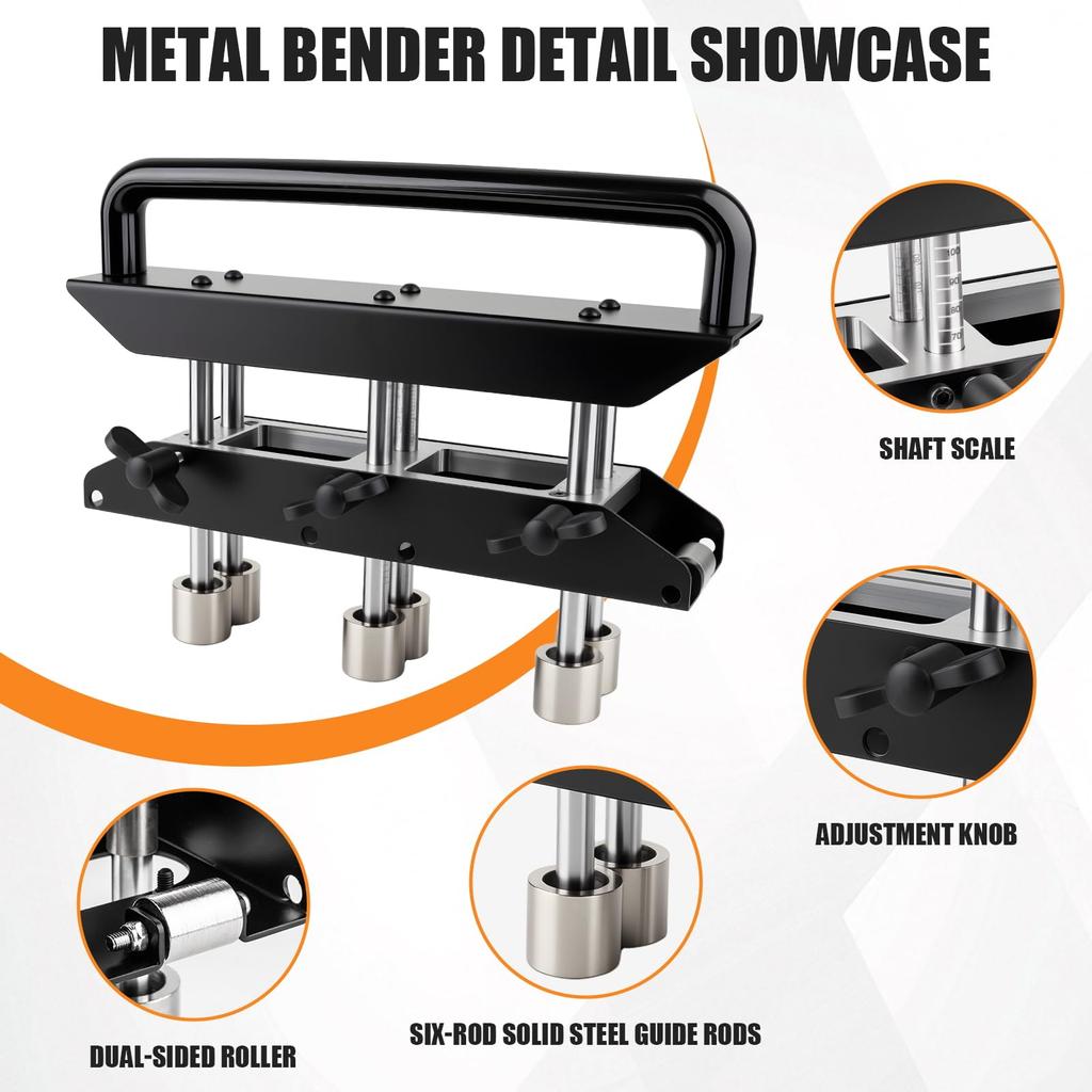 3-х роликовый гибочный станок для кромки кровельный Для угла 0-90 градусов 13-130 мм Гибка листового металла Гибочный инструмент Ролик из быстрорежущей стали