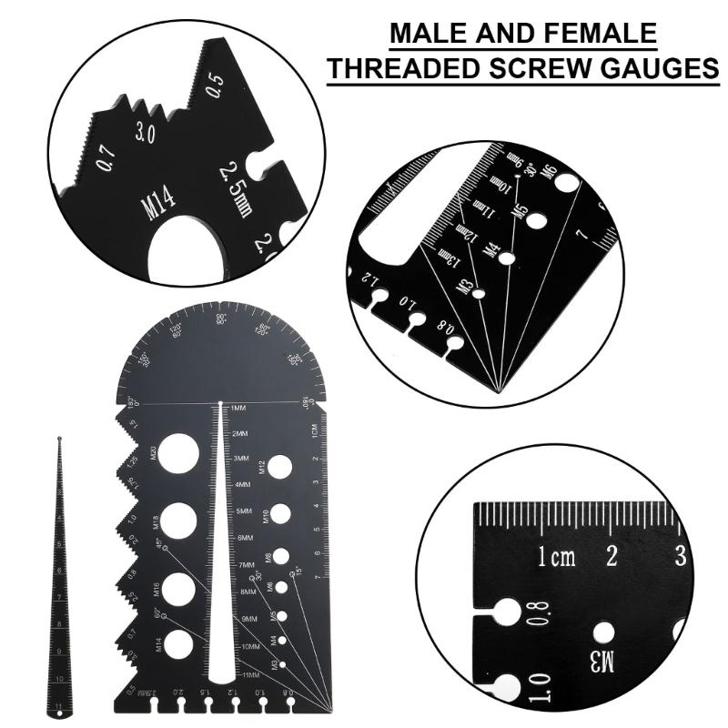 Идентификаторы болтов и гаек. Калибры размеров гаек. Идентификаторы размеров болтов и резьбы. Шаги резьбы. Калибры. Стандартные метрические и британские единицы.