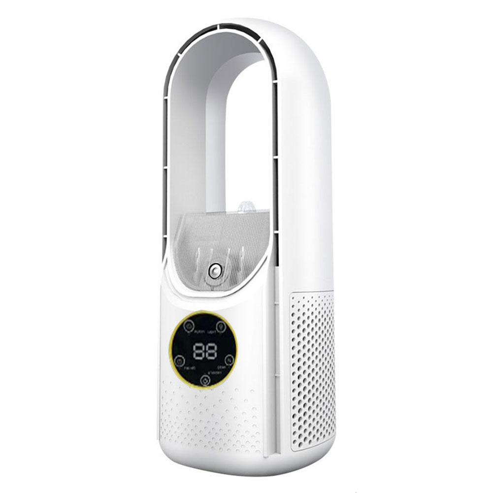 Портативный безлопастной вентилятор с 6 скоростями и функцией распыления, тихий настольный вентилятор с таймером на 6 часов для спальни, гостиной, офиса