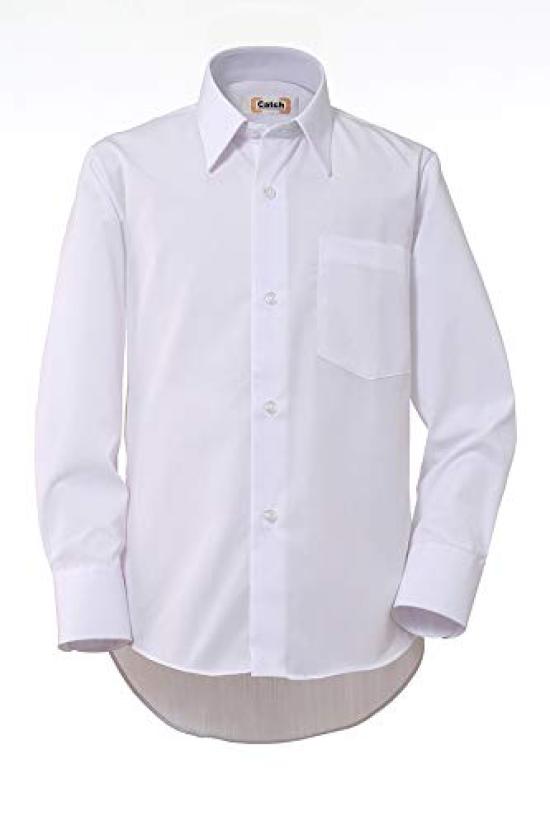 Длинный рукав школьное платье без платья школьное платье средней школы японский размер [Catch] рубашка для мальчиков, мальчики, сохраняющая форму, утюг, рубашка, форма,